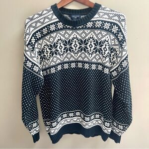 Dockers fair isle snowflake Sweater M